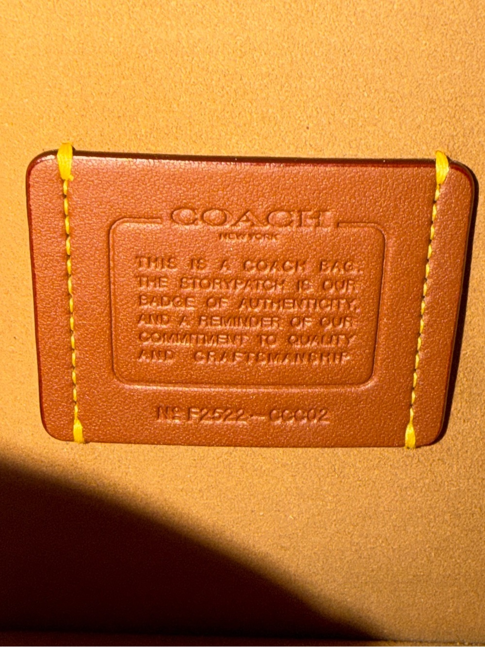 🤎SALE🤎 Coach Glovetanned Tabby 26 Honey Brown - Picture 5 of 10